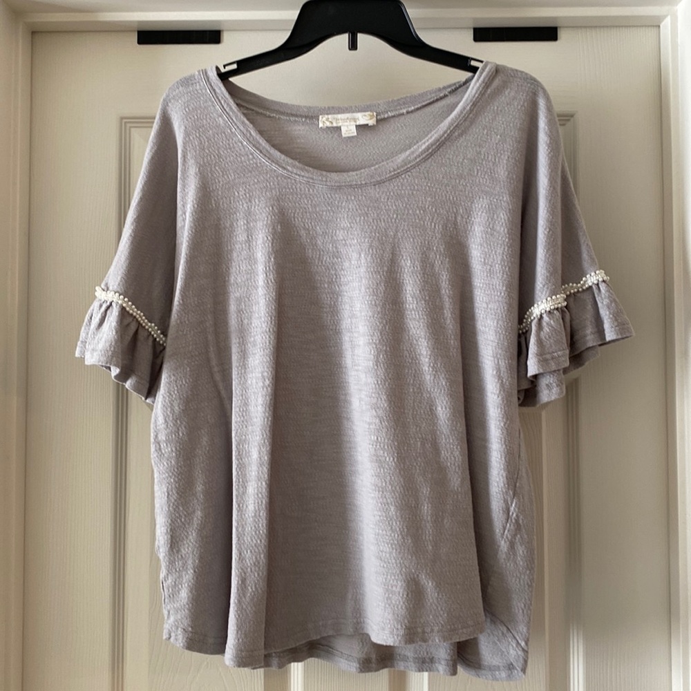 Weekend Suzanne Betro Neutral Summer Blouse
